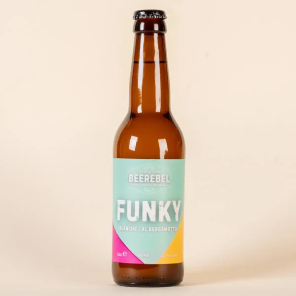 Birra artigianale Beerebel Funky Blanche in bottiglia da 33 cl