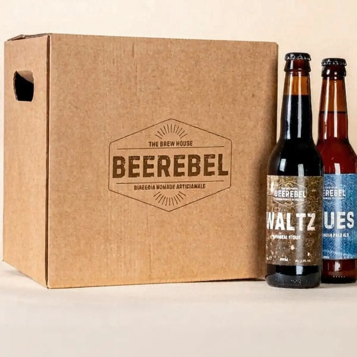 Box personalizzata da 12 bottiglie Beerebel 33 cl